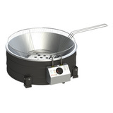 Fritador Fritadeira Elétrica De Mesa 19 Litros C/ Cesto Itaj Cor Preto 220v