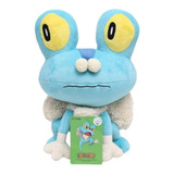 Froakie Pelúcia Pokémon Original Nintendo 26cm Pronta Entreg