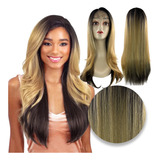 Front Lace Lisa Longa Fibra Orgânica Premium Aspecto Humano 
