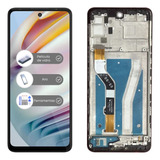 Frontal Tela Display Touch Para Moto G60 Com Aro + Kit + Pel