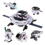 Frota Espacial 6 Em 1: Aprenda Robótica De Forma Divertida Cor Branco Personagem Robô