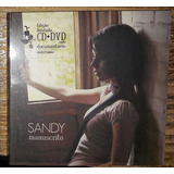 Frt Grátis Sandy Cd+dvd Manuscrito Raro Limitado Lacrado