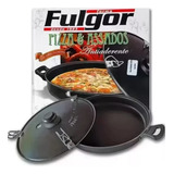 Fulgor Doméstica Pizza 30x32cm Negro