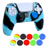 Funda De Silicona Oiokew, Antideslizante, P/ Joystick De Ps5