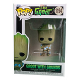 Funko Pop! Disney Marvel I Am Groot With Grunds 1194 Coleção