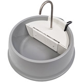 Furacão Pet Fonte Bebedouro Gatos Cães Bivolt 1,5l Filtro Joy Eétrico Cor Cinza 110v/220v