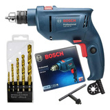 Furadeira De Impacto 450w 3/8 Gsb 450 Re Bosch + Kit Brocas
