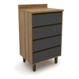 Gabinete 4 Gavetas Confort Wt