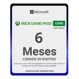 Game Pass Core - Assinatura Xbox One Series Xs - 06 Meses