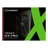 Gamemax Gx-serie Gx-750 Fonte 750w 80 Plus Gold Pfc Ativo Core Preta Full Modular