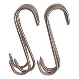 Gancho Para Açougue Inox 3/8 Com 6 Unidade Aquenta Um Boi 