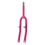 Garfo Para Bicicletas Aro20 Ultrabike Resistente Aço Carbono Cor Rosa