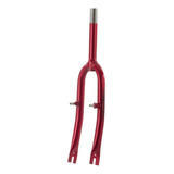 Garfo Para Bicicletas Aro20 Ultrabike Resistente Aço Carbono Cor Vermelho