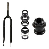 Garfo Sundown Bicicleta 26 Aço Rosca Fina Reforçado Preto