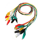 Garra Jacaré Cabo Eletrônica 10 Fios Colorido - Arduino