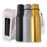 Garrafa Aço Inox Premium Água Gelada Com Alça Academia 750ml