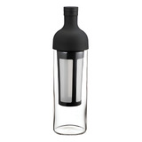 Garrafa Café Cold Brew Hario Fic Vidro Silicone Preta 650ml