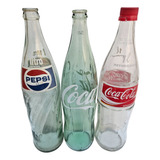 Garrafa Coca-cola Pepsi-cola 1 Litro Ed.limitada Kit03un L04