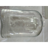 Garrafa De Agua Antiga De Vidro Grosso Geladeira Vidrao Rara