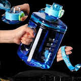 Garrafa Galão De Água 2,2 Litros Squeeze Academia Treino Cor Azul