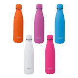 Garrafa Inox Squeeze Com Tampa Lisa Água Treino Portátil