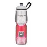 Garrafa Isotérmica Polar Bottle Degrade Vermelha Caramanhola Tamanho 710 Ml