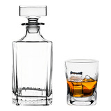 Garrafa Licoleira De Vidro 950 Ml Luxo Whisky Bar