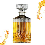 Garrafa Licoreira Whisky Licor Vidro Retro Luxo Promoção