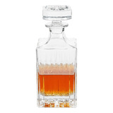 Garrafa Para Whisky 750ml Em Cristal Fracalanza