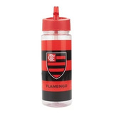 Garrafa Plástico 450ml + Mochila Tipo Saco Flamengo Presente