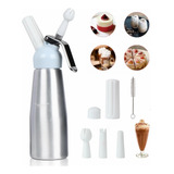Garrafa Sifão Chantilly Profissional 500ml Com 3 Bicos