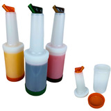 Garrafa Store'n Pour Bartender Drink Sucos Molhos Colorida