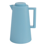 Garrafa Térmica Elegance Graffiato 1 Litro Hauskraft Cor Azul-celeste