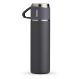 Garrafa Termica Inox 500ml Squeeze Inquebrável Para Café Agu Cor Cinza
