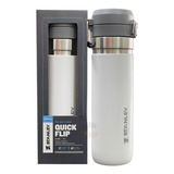 Garrafa Térmica Quick Flip Stanley 710ml Go Bottle Branco Cor Polar - Branco
