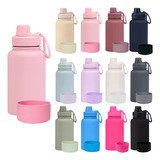 Garrafa Térmica Squeeze Açoinox Agua Gelada Sport Alça 350ml