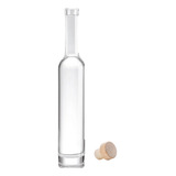 Garrafa Vidro Trinity 500ml Licor Vinho Destilado Decorativa