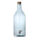 Garrafão De Vidro Para Tonel De Cachaça Pinga 15l + Torneira