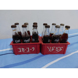 Garrafinhas De Vidro E Engradados Antigos Coca Cola Leia De