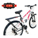 Garupa P/bicicleta Aro 26/29 Suporta 80kg + Led Traseiro Usb