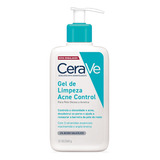 Gel De Limpeza Acne Control 340g Cerave Para Pele Oleosa A Acneica De Dia E Noite