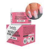 Gel P/ Unhas Resolute Pink Charm Beltrat 24g Hipoalergênico
