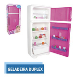 Geladeira Duplex Lua De Cristal Infantil 15 Acessórios
