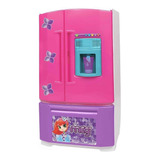Geladeira Infantil Pink Menina Sai Agua Verdade Magic Toys Cor Outro