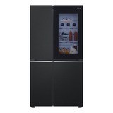 Geladeira Smart LG Inverter Instaview 647l-black-v257sq 220v Cor Black Inox