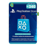 Gift Card Playstation Cartao Psn Br R$ 340 Reais