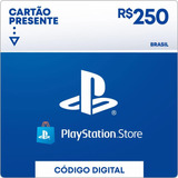 Gift Card Playstation Store R$250 - Cartão Presente Digital