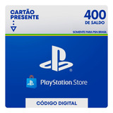 Gift Card Psn Playstation Ps4 Ps5 Cartao R$ 400 Reais Br