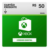Gift Card Xbox Cartao Presente Br R$ 50 Reais