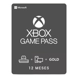 Gift Card Xbox Live Gold 12 Meses Código 25 Dígitos